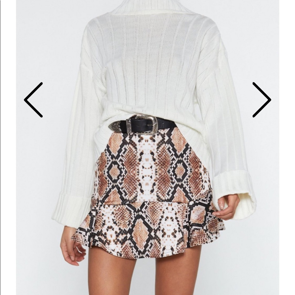 Flip It Snake Skirt